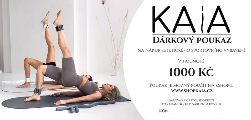 KAIA - Dárkový poukaz - 1 000 Kč